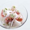 Ceviche med ananasjuice