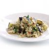 Couscous med glaserade auberginer